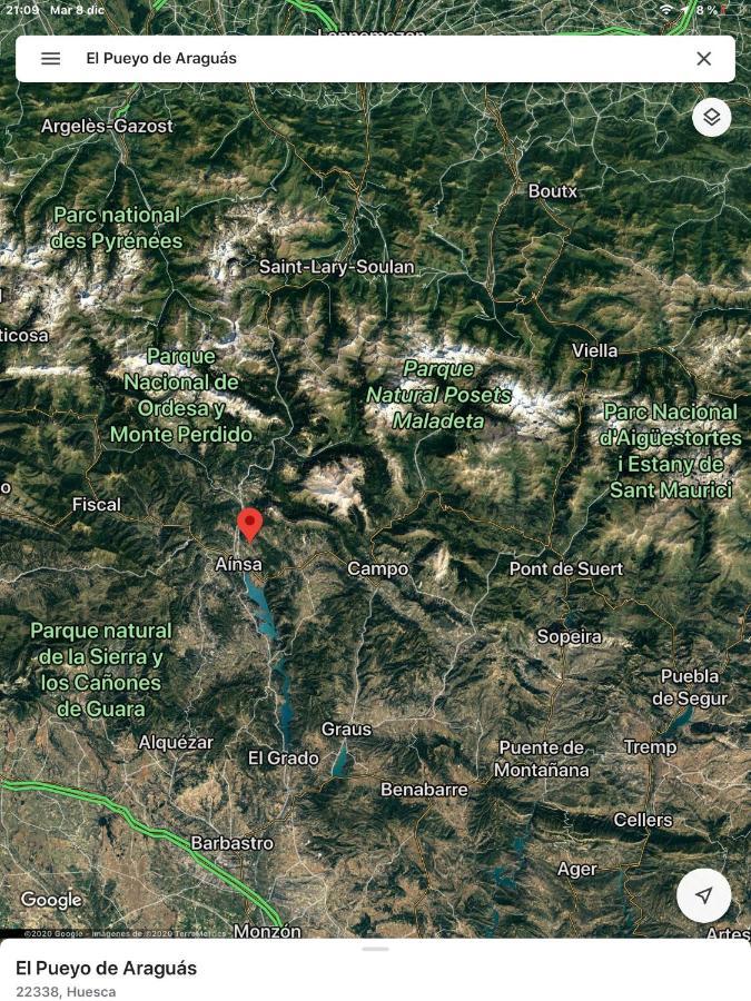El Pueyo de Araguás Casa Encuentra, En El Pirineo Al Lado De Ainsa 게스트하우스 외부 사진
